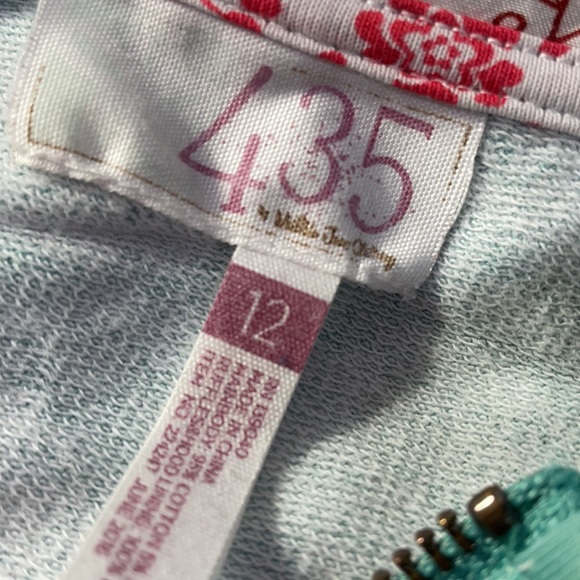 435 MATILDA JANE Size 12 Full Zip Ruffled Hoodie - Picture 5 of 10